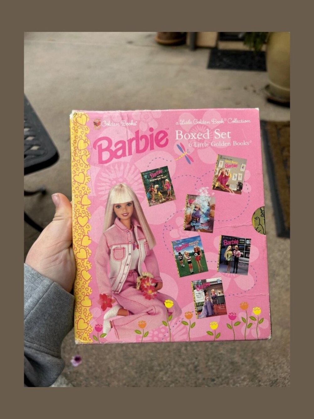1998 Barbie Little Golden Book Collection Box Set of 6 Books Vintage